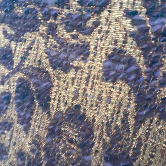 LaRok Brocade gold purple crop jacket size - Picture 11 of 11